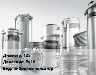 Компенсатор 125 Ру16 виброкомпенсатор